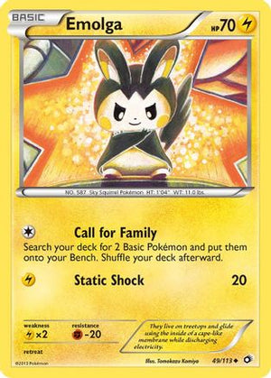 Emolga 49/113 - Legendary Treasures - Poke-Collect