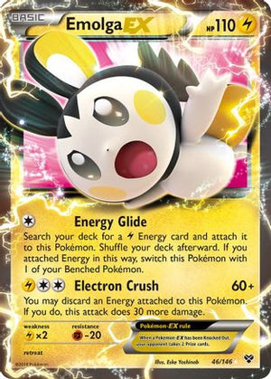 Emolga-EX 46/146 - XY Holofoil - Poke-Collect