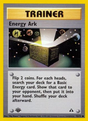 Energy Ark 75/75 - Neo Discovery 1st Edition - Poke-Collect