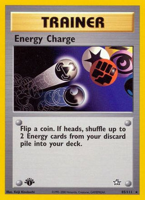 Energy Charge 85/111 - Neo Genesis 1st Edition - Poke-Collect
