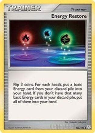 Energy Restore 106/130 - Diamond and Pearl - Poke-Collect