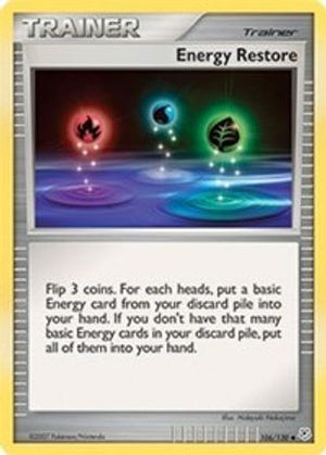 Energy Restore 106/130 - Diamond and Pearl Reverse Holofoil - Poke-Collect