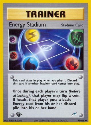 Energy Stadium 99/105 - Neo Destiny 1st Edition - Poke-Collect