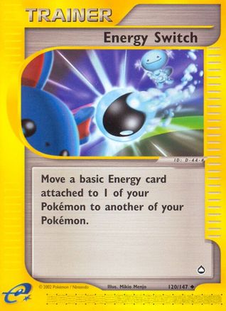 Energy Switch 120/147 - Aquapolis - Poke-Collect