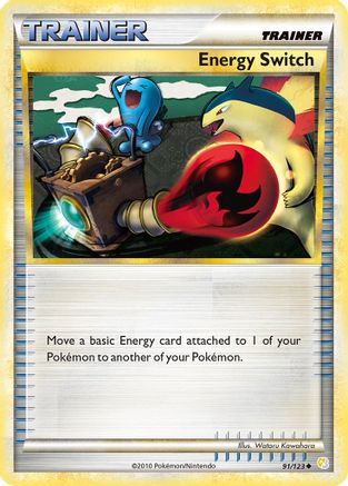 Energy Switch 91/123 - HeartGold & SoulSilver Reverse Holofoil - Poke-Collect