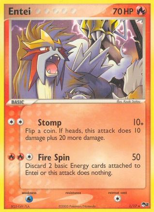 Entei 1/17 - POP Series 2 - Poke-Collect