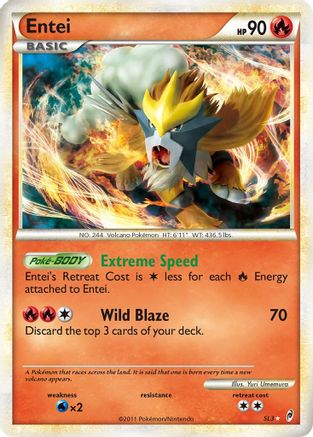Entei (Shiny) SL3/95 - Call of Legends Holofoil - Poke-Collect