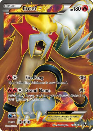 Entei-EX 103/108 - Dark Explorers Holofoil - Poke-Collect