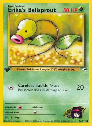 Erika's Bellsprout 76/132 - Gym Heroes 1st Edition - Poke-Collect