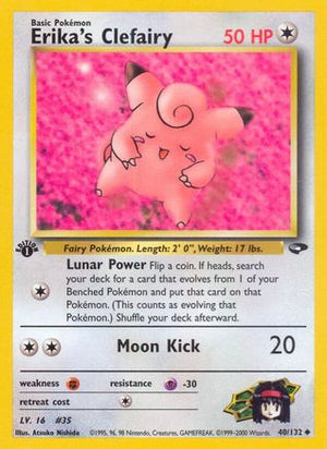 Erika's Clefairy 40/132 - Gym Challenge Unlimited - Poke-Collect