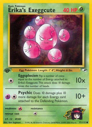 Erika's Exeggcute (77) 77/132 - Gym Heroes Unlimited - Poke-Collect