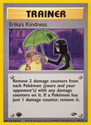 Erika's Kindness 103/132 - Gym Challenge 1st Edition - Poke-Collect