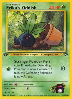 Erika's Oddish 70/132 - Gym Challenge Unlimited - Poke-Collect