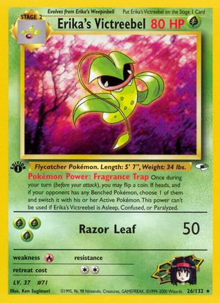 Erika's Victreebel 26/132 - Gym Heroes 1st Edition - Poke-Collect
