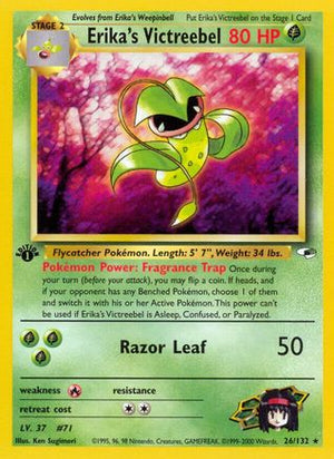 Erika's Victreebel 26/132 - Gym Heroes Unlimited - Poke-Collect