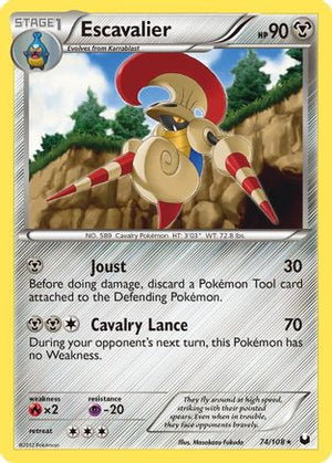 Escavalier 74/108 - Dark Explorers Reverse Holofoil - Poke-Collect
