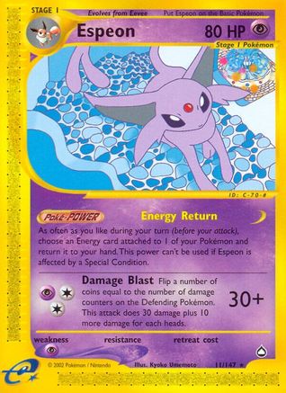 Espeon 11/147 - Aquapolis - Poke-Collect