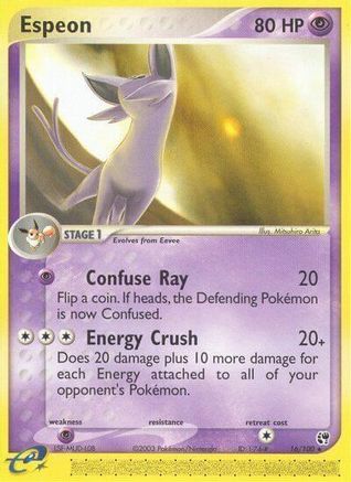 Espeon 16/100 - Sandstorm - Poke-Collect