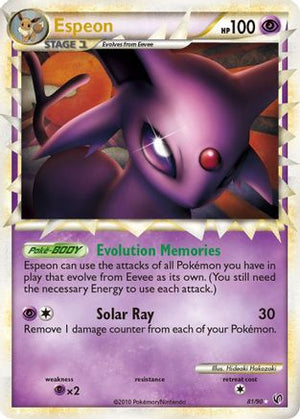 Espeon 81/90 - HSUndaunted Holofoil - Poke-Collect