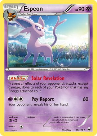 Espeon 48/108 - Dark Explorers Reverse Holofoil - Poke-Collect
