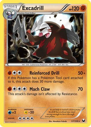 Excadrill 57/108 - Dark Explorers - Poke-Collect