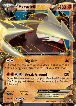 Excadrill-EX 82/113 - Legendary Treasures Holofoil - Poke-Collect