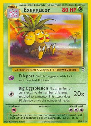 Exeggutor 23/110 - Legendary Collection Reverse Holofoil - Poke-Collect