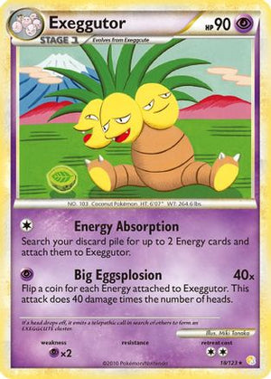 Exeggutor 18/123 - HeartGold & SoulSilver - Poke-Collect