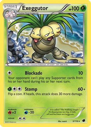 Exeggutor 5/116 - Plasma Freeze - Poke-Collect