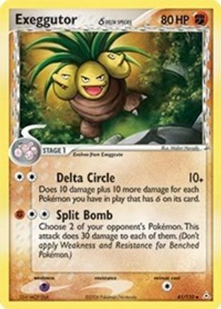 Exeggutor (Delta Species) 41/110 - Holon Phantoms Reverse Holofoil - Poke-Collect