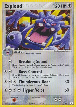 Exploud 6/101 - Hidden Legends Reverse Holofoil - Poke-Collect