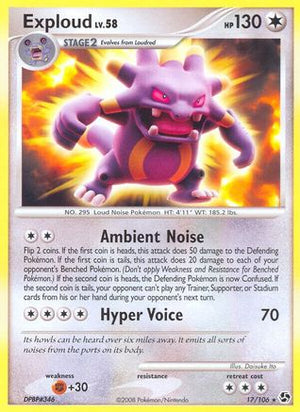 Exploud 17/106 - Great Encounters - Poke-Collect