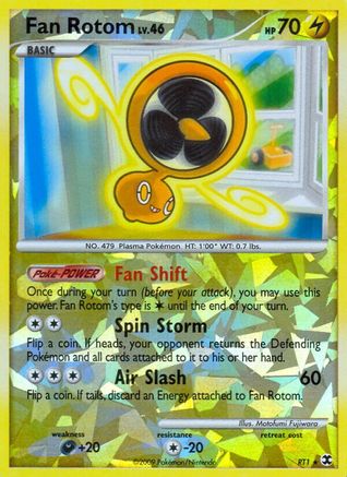 Fan Rotom RT1/111 - Rising Rivals Reverse Holofoil - Poke-Collect
