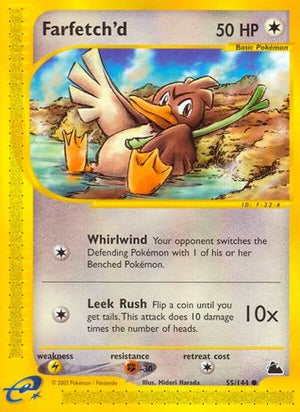 Farfetch'd 55/144 - Skyridge Reverse Holofoil