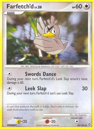 Farfetch'd 49/132 - Secret Wonders Reverse Holofoil - Poke-Collect