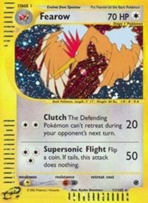 Fearow (11) 11/165 - Expedition Reverse Holofoil