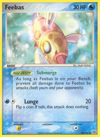 Feebas - 049/106 49/106 - Emerald Reverse Holofoil - Poke-Collect