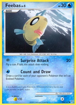 Feebas 104/147 - Supreme Victors Reverse Holofoil - Poke-Collect