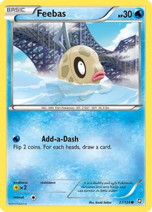 Feebas 27/124 - Dragons Exalted Reverse Holofoil - Poke-Collect