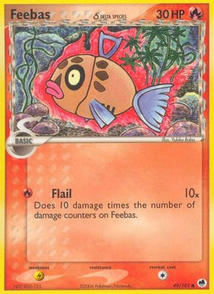 Feebas (Delta Species) 49/101 - Dragon Frontiers - Poke-Collect