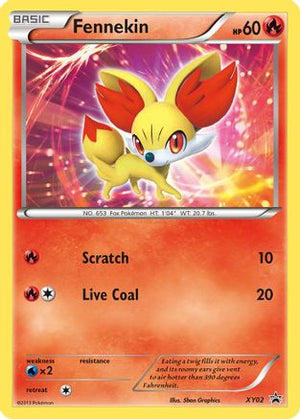 Fennekin XY02/211 - XY Black Star Promos Holofoil - Poke-Collect