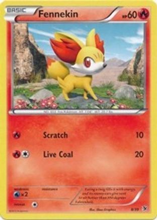 Fennekin 8/39 - Kalos Starter Set Holofoil - Poke-Collect