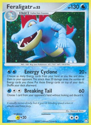 Feraligatr 8/123 - Mysterious Treasures Holofoil - Poke-Collect