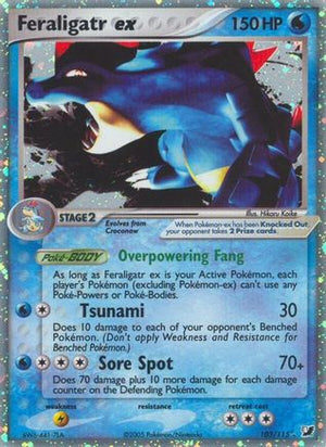 Feraligatr ex 103/115 - Unseen Forces Holofoil - Poke-Collect