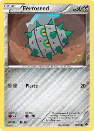Ferroseed (71) 71/98 - Emerging Powers Reverse Holofoil - Poke-Collect
