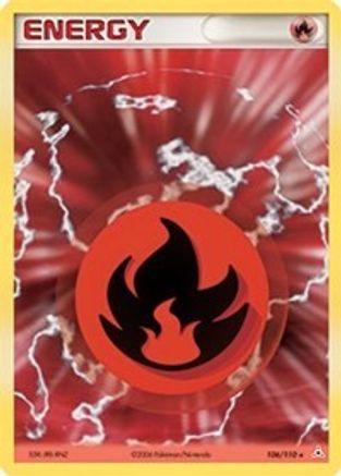 Fire Energy 106/110 - Holon Phantoms Holofoil - Poke-Collect