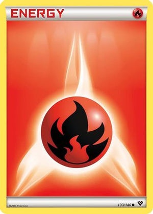 Fire Energy 133/146 - XY Base Set - Poke-Collect