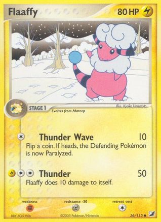 Flaaffy 56/115 - Unseen Forces Reverse Holofoil - Poke-Collect