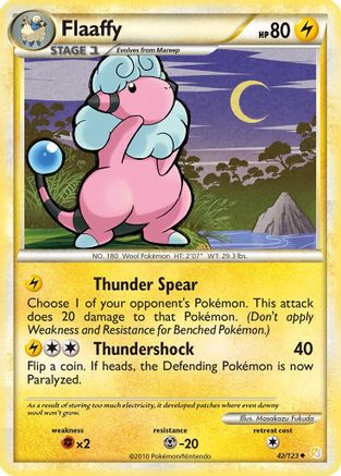 Flaaffy 42/123 - HeartGold SoulSilver Reverse Holofoil - Poke-Collect