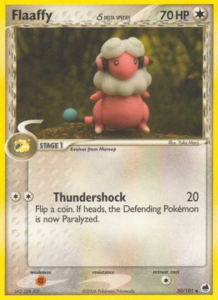Flaaffy (Delta Species) 30/101 - Dragon Frontiers - Poke-Collect